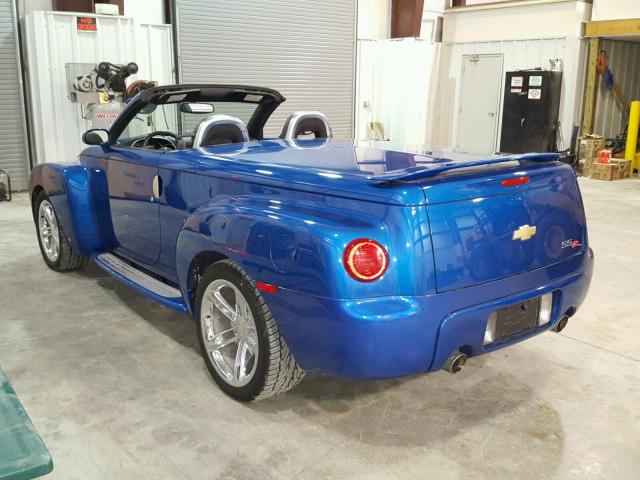 1GCES14H76B122650 - 2006 CHEVROLET SSR 蓝色 照片 3