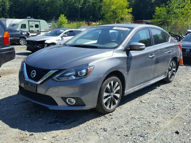 3N1CB7AP2HY252199 - 2017 NISSAN SENTRA SR GRAY photo 2