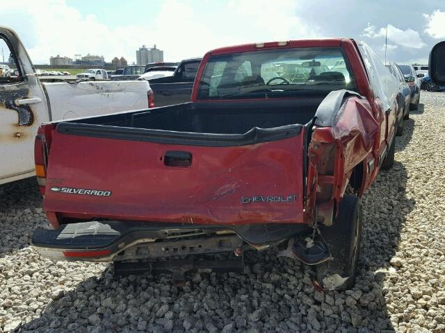 2GCEC19T511144794 - 2001 CHEVROLET SILVERADO RED photo 4