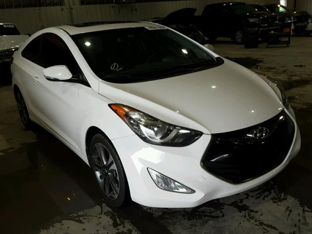 KMHDH6AE5DU015644 - 2013 HYUNDAI ELANTRA CO WHITE photo 1