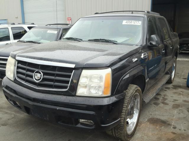 3GYEK63NX2G223004 - 2002 CADILLAC ESCALADE E BLACK photo 2