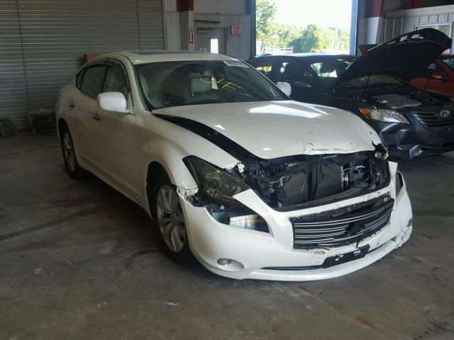 JN1AY1AR1BM570393 - 2011 INFINITI M56 X WHITE photo 1