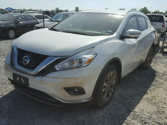 5N1AZ2MG1GN127572 - 2016 NISSAN MURANO S WHITE photo 2