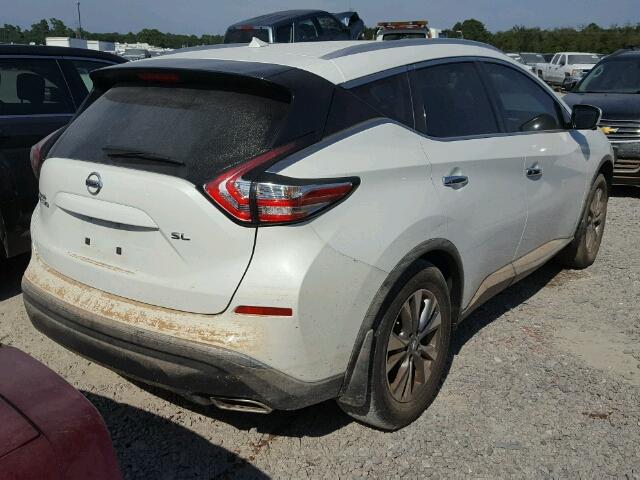 5N1AZ2MG1GN127572 - 2016 NISSAN MURANO S WHITE photo 4