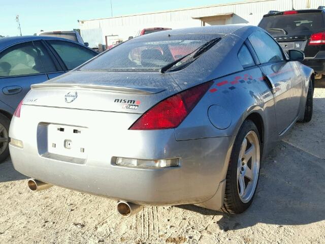 JN1AZ34E34T064333 - 2004 NISSAN 350Z COUPE SILVER photo 4