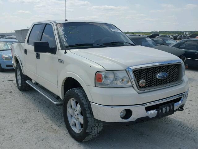 1FTPW14V28FB25454 - 2008 FORD F150 SUPER WHITE photo 1