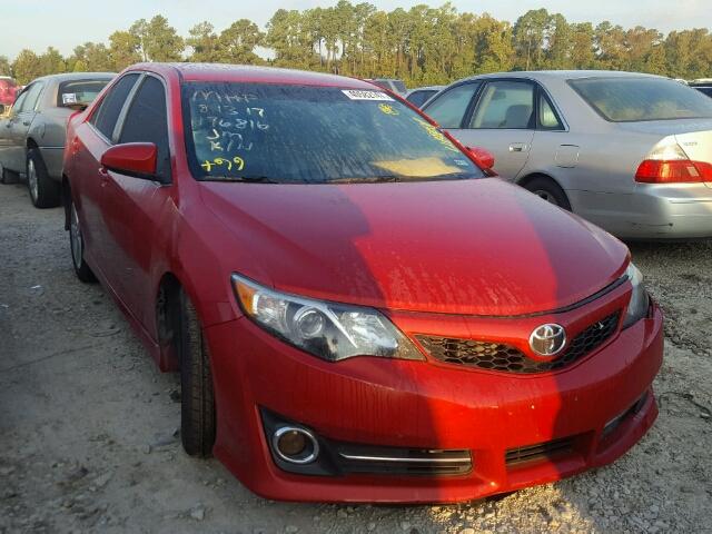 4T1BF1FK2EU831193 - 2014 TOYOTA CAMRY L RED photo 1