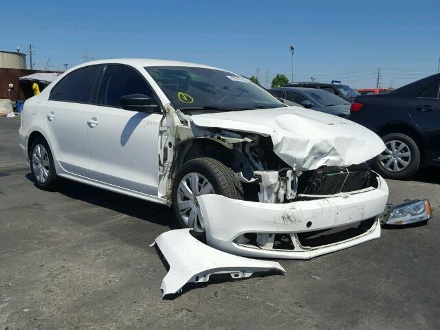 3VW2K7AJ6DM366323 - 2013 VOLKSWAGEN JETTA BASE Սպիտակ լուսանկար 1