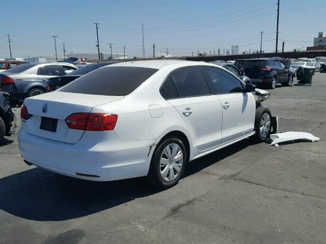3VW2K7AJ6DM366323 - 2013 VOLKSWAGEN JETTA BASE Սպիտակ լուսանկար 4