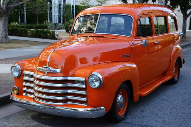 6JPA3555 - 1951 CHEVROLET SUBURBAN ORANGE photo 1