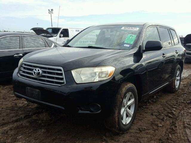 JTEDS41A582018189 - 2008 TOYOTA HIGHLANDER BLACK photo 2