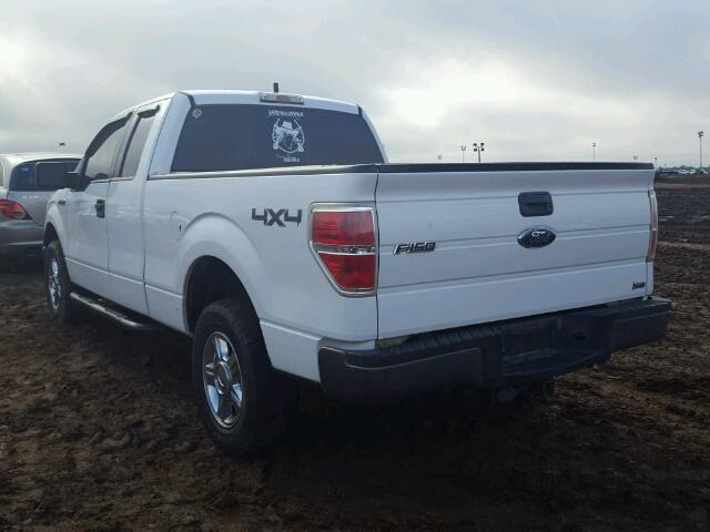 1FTFX1EV2AKE50609 - 2010 FORD F150 SUPER WHITE photo 3