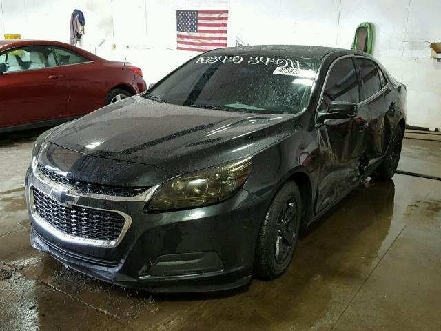 1G11C5SL8EF177182 - 2014 CHEVROLET MALIBU 1LT BLACK photo 2