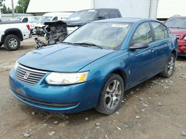 1G8AZ52F35Z164820 - 2005 SATURN ION LEVEL TURQUOISE photo 2