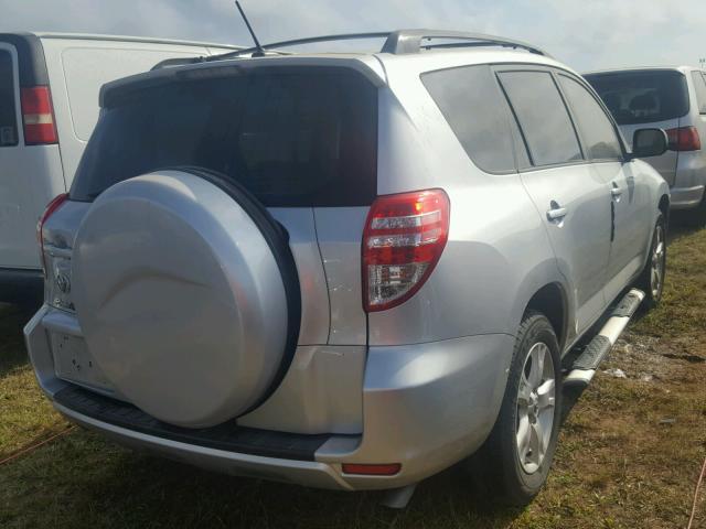 JTMZF4DV0CD033340 - 2012 TOYOTA RAV4 SILVER photo 4