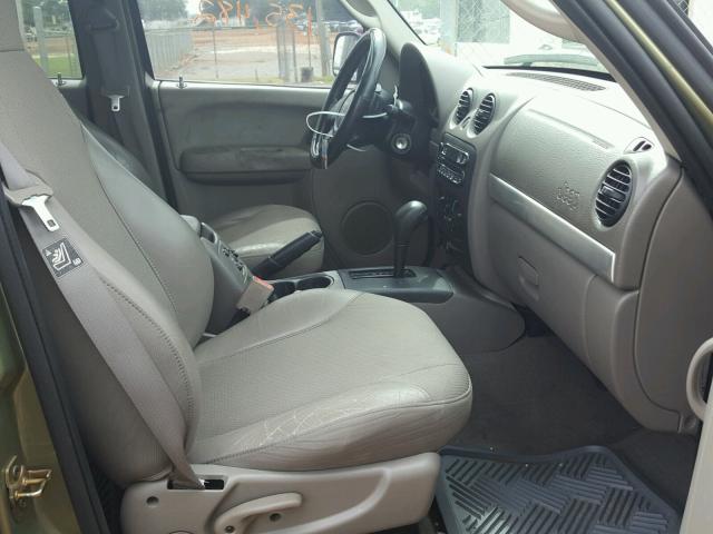 1J4GK38K52W354803 - 2002 JEEP LIBERTY RE GREEN photo 5