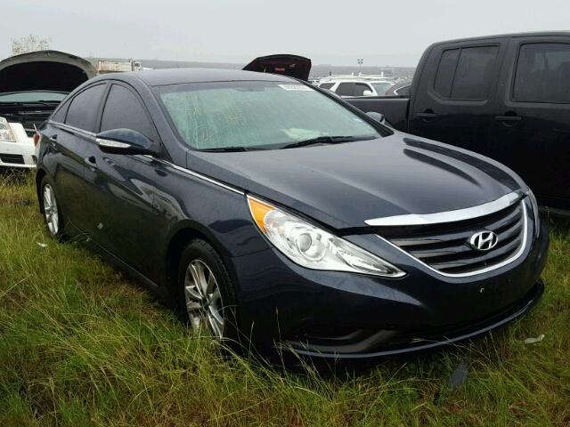 5NPEB4AC1EH854795 - 2014 HYUNDAI SONATA GLS BLACK photo 1