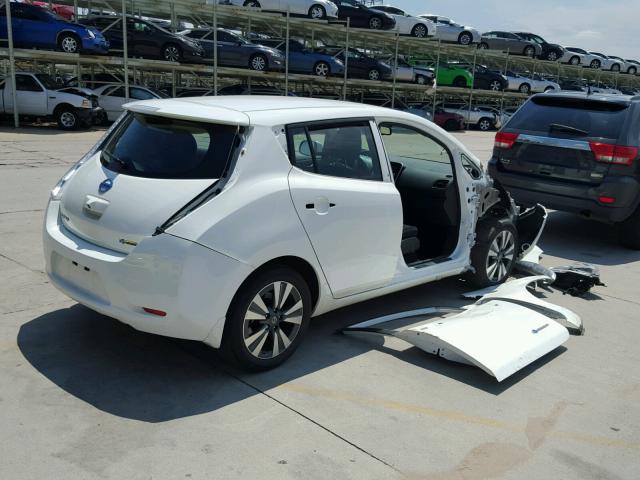 1N4BZ0CP0GC308226 - 2016 NISSAN LEAF SV WHITE photo 4