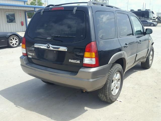 4F2CZ06124KM27547 - 2004 MAZDA TRIBUTE ES BLACK photo 4