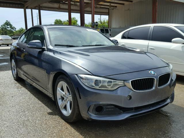 WBA3N7C52FK222872 - 2015 BMW 428 I GRAY photo 1