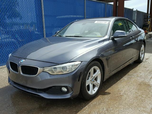 WBA3N7C52FK222872 - 2015 BMW 428 I GRAY photo 2