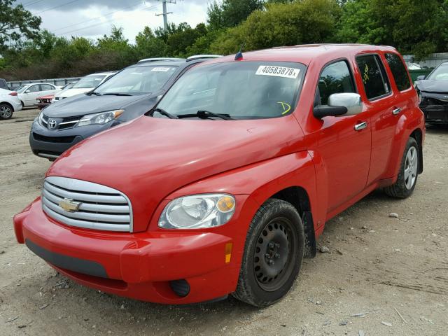 3GNCA33B29S599182 - 2009 CHEVROLET HHR LS RED photo 2