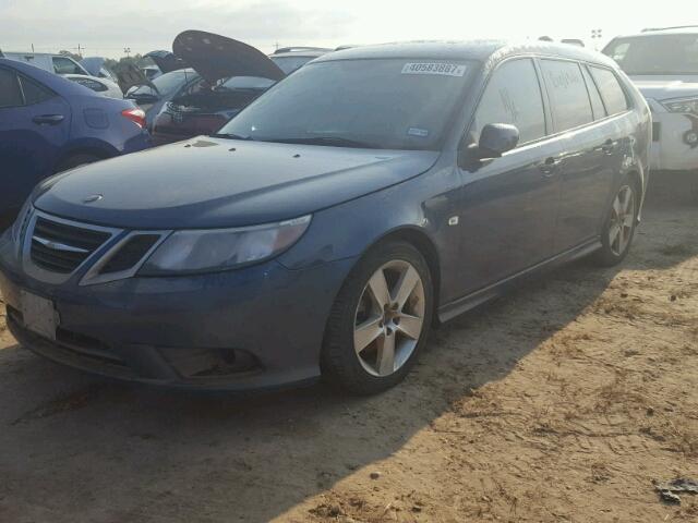 YS3FB59YX81109753 - 2008 SAAB 9-3 BLUE photo 2