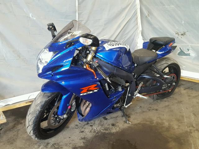 JS1GR7MA0B2102920 - 2011 SUZUKI GSX750 BLUE photo 2