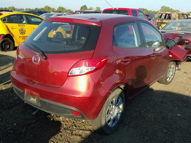 JM1DE1KY8E0175132 - 2014 MAZDA MAZDA2 SPO 栗色 照片 4