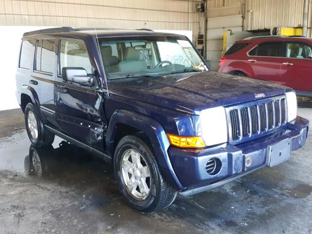 1J8HG48K16C260869 - 2006 JEEP COMMANDER BLUE photo 1