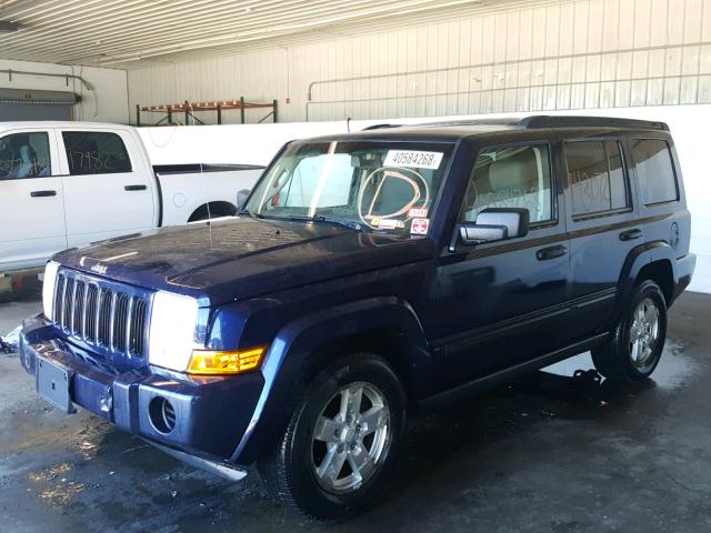 1J8HG48K16C260869 - 2006 JEEP COMMANDER BLUE photo 2