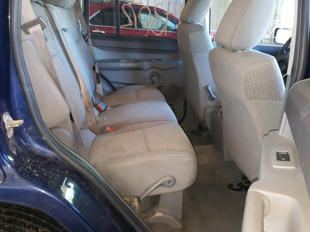 1J8HG48K16C260869 - 2006 JEEP COMMANDER BLUE photo 6