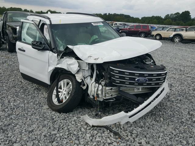 1FM5K8B87HGA95074 - 2017 FORD EXPLORER WHITE photo 1