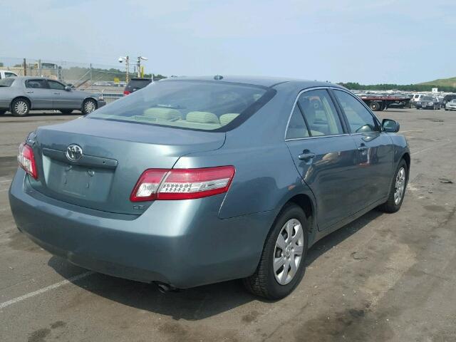 4T1BF3EKXAU566501 - 2010 TOYOTA CAMRY BASE TEAL photo 4