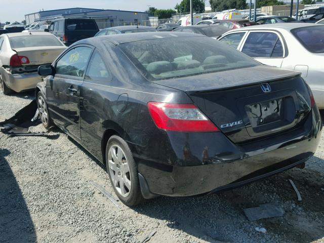 2HGFG1B64BH508002 - 2011 HONDA CIVIC BLACK photo 3