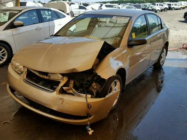 1G8AJ55F77Z141434 - 2007 SATURN ION GOLD photo 2