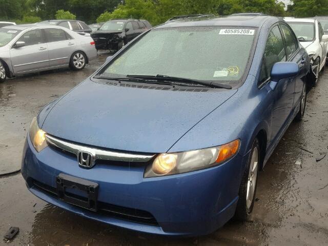 2HGFA16968H505343 - 2008 HONDA CIVIC EXL ლურჯი ფოტო 2