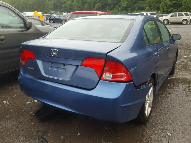 2HGFA16968H505343 - 2008 HONDA CIVIC EXL ლურჯი ფოტო 4