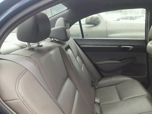 2HGFA16968H505343 - 2008 HONDA CIVIC EXL ლურჯი ფოტო 6