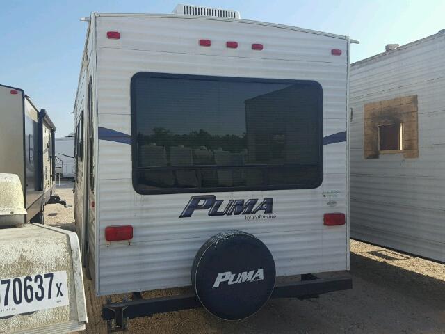 4X4TPUB20CP039269 - 2012 PUMA RV WHITE photo 3