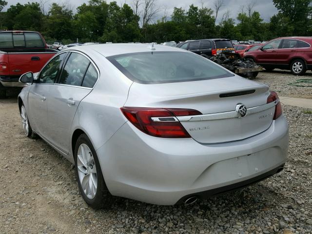 2G4GK5EX2E9284946 - 2014 BUICK REGAL SILVER photo 3