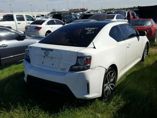 JTKJF5C74E3072245 - 2014 TOYOTA SCION TC WHITE photo 4