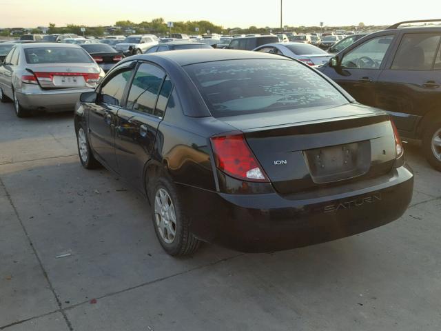 1G8AJ52F54Z217829 - 2004 SATURN ION LEVEL BLACK photo 3