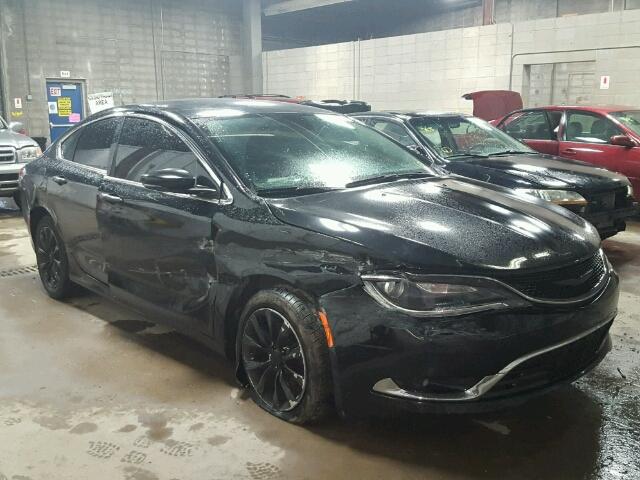 1C3CCCCB3FN618965 - 2015 CHRYSLER 200 BLACK photo 1