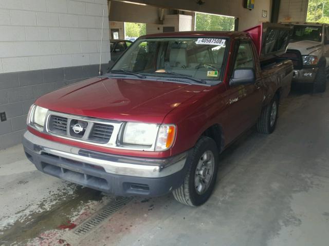 1N6DD21S8YC405631 - 2000 NISSAN FRONTIER X MAROON photo 2