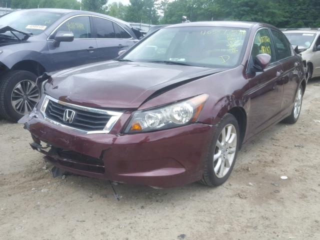 1HGCP26478A082878 - 2008 HONDA ACCORD LXP RED photo 2