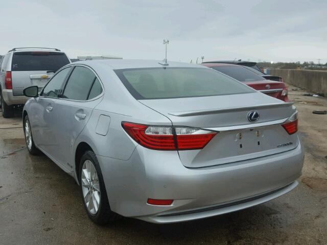 JTHBW1GG2E2054183 - 2014 LEXUS ES SILVER photo 3