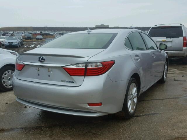 JTHBW1GG2E2054183 - 2014 LEXUS ES SILVER photo 4