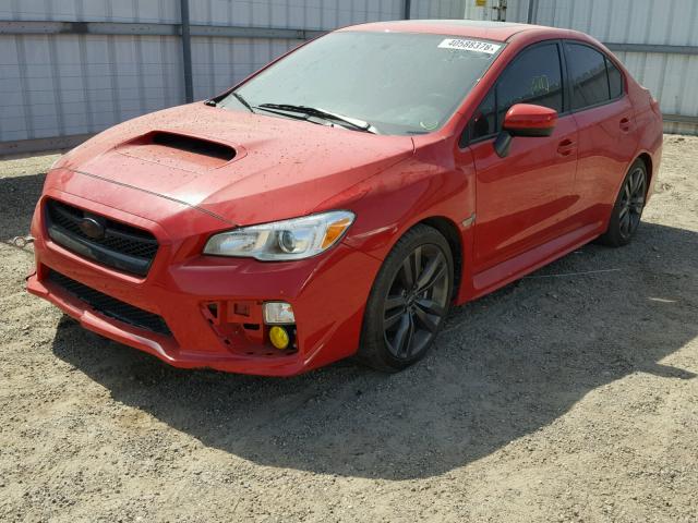 JF1VA1E60H9801059 - 2017 SUBARU WRX PREMIU RED photo 2