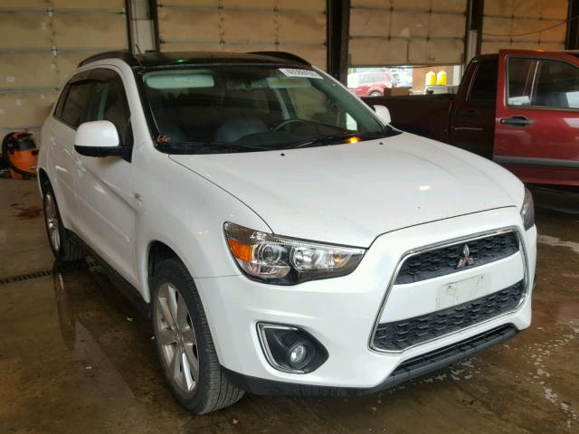 4A4AR4AU7EE019330 - 2014 MITSUBISHI OUTLANDER WHITE photo 1